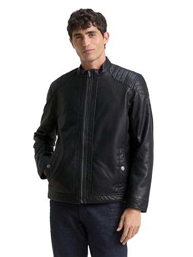 Keeper & Co Camden Men's Faux Leather Biker Jacket