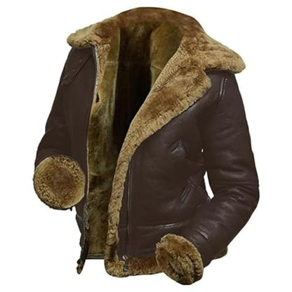 Keeper & Co Bramble Women's Hooded Shearling Bomber Jacket