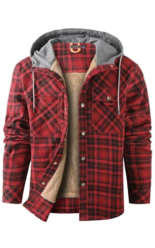 Keeper & Co Rye Men's Padded Plaid Shirt Jacket