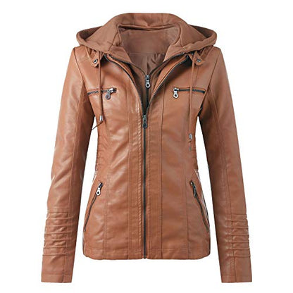Keeper & Co Windsor Women's Waterproof PU Leather Bomber Jacket