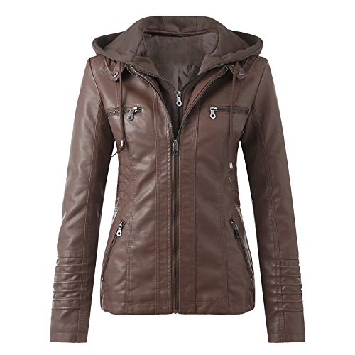 Keeper & Co Windsor Women's Waterproof PU Leather Bomber Jacket