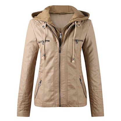 Keeper & Co Windsor Women's Waterproof PU Leather Bomber Jacket