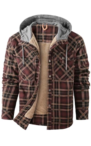 Keeper & Co Rye Men's Padded Plaid Shirt Jacket