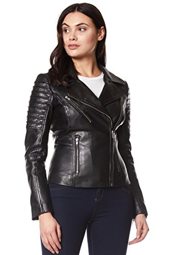 Keeper & Co Stamford Women's Waxed Quilted Biker Jacket