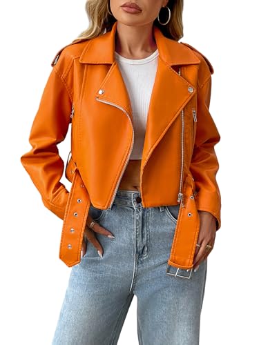 Keeper & Co Gainsborough Women's Cropped Faux Leather Biker Jacket