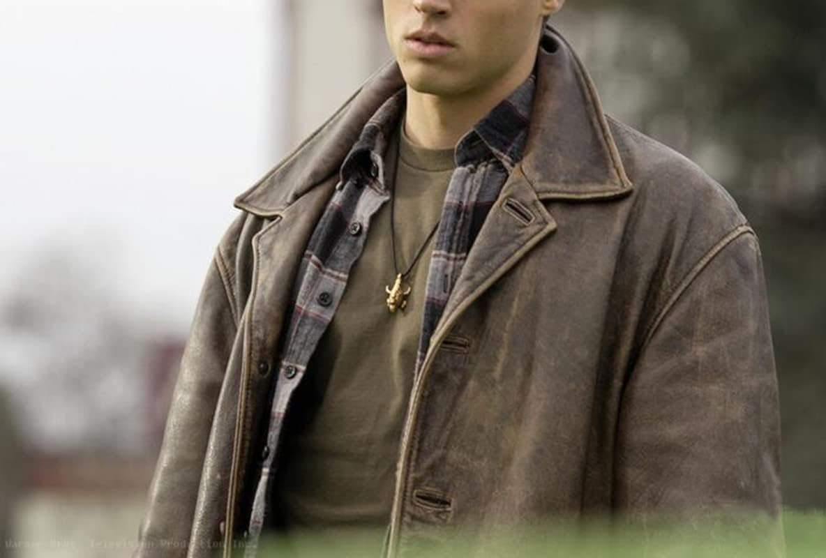 Keeper & Co Hawthorn Men's Genuine Leather Mid-Length Trench Coat