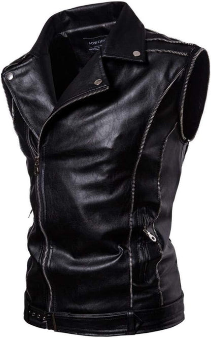 Keeper & Co Cotswold Men's Detachable Sleeve Warm Leather Jacket