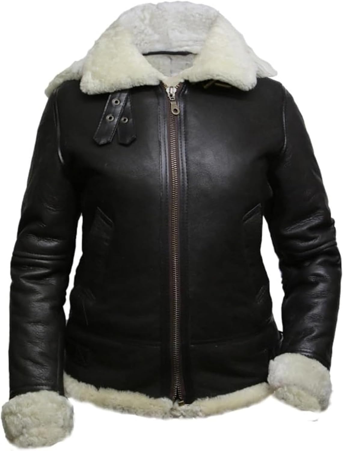Keeper & Co Bramble Women's Hooded Shearling Bomber Jacket