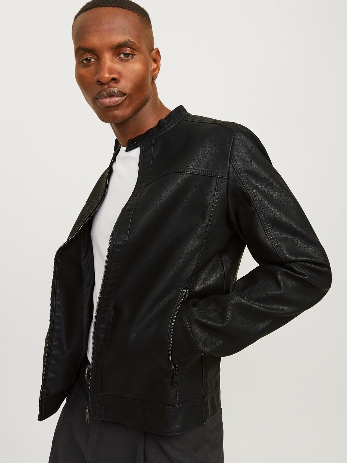 Synthetic Leather Jacket Synthetic Leather Jacket