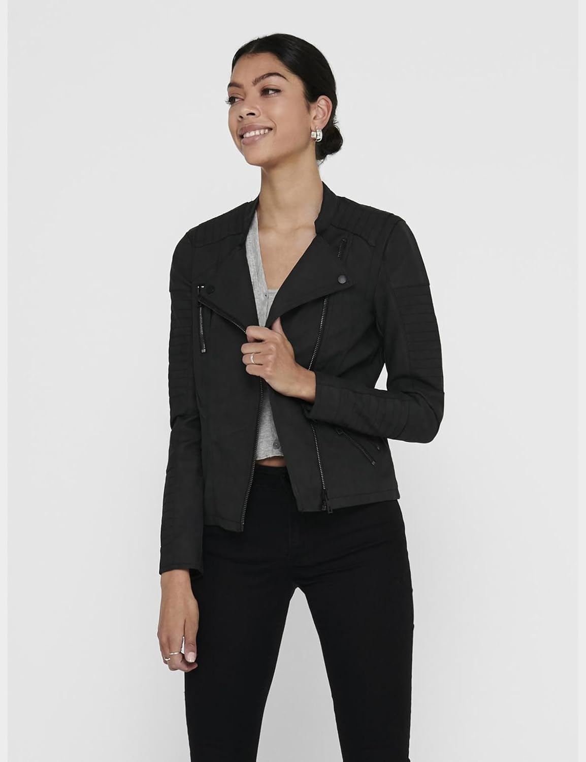 Keeper & Co Dartford Women's Faux Suede Biker Jacket