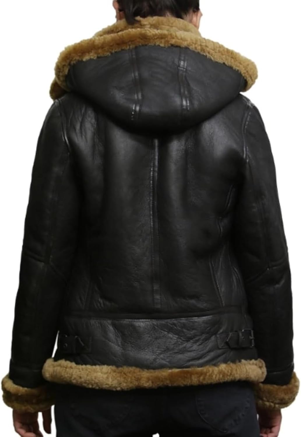 Keeper & Co Bramble Women's Hooded Shearling Bomber Jacket