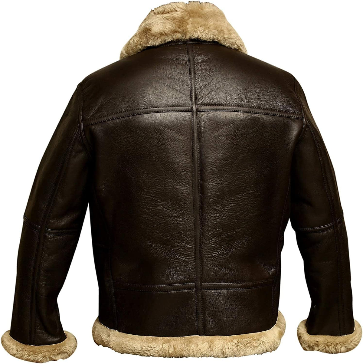 Keeper & Co Ashford Men's Shearling Lined Leather Bomber Jacket