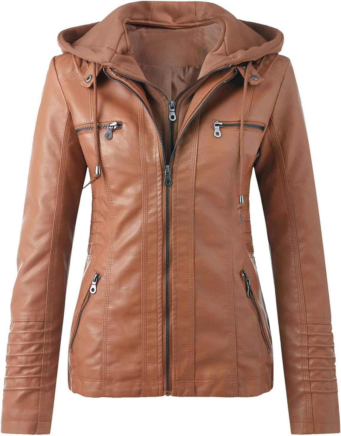 Keeper & Co Windsor Women's Waterproof PU Leather Bomber Jacket