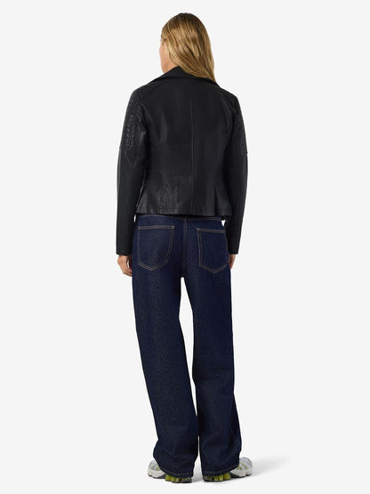 Keeper & Co Alderley Women's Faux Leather Biker Shacket