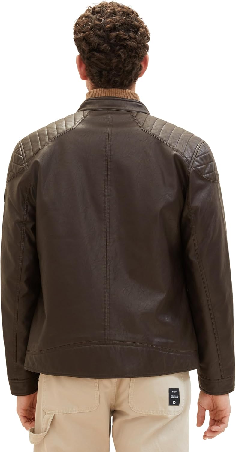 Keeper & Co Camden Men's Faux Leather Biker Jacket