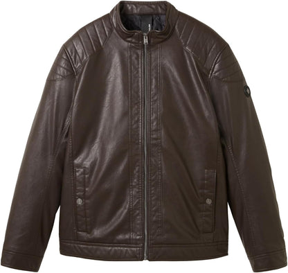 Keeper & Co Camden Men's Faux Leather Biker Jacket