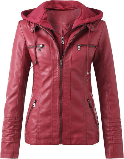 Keeper & Co Windsor Women's Waterproof PU Leather Bomber Jacket