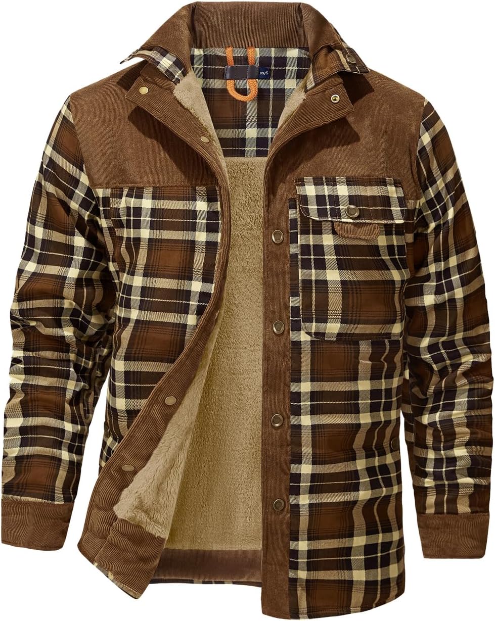 Keeper & Co Rye Men's Padded Plaid Shirt Jacket