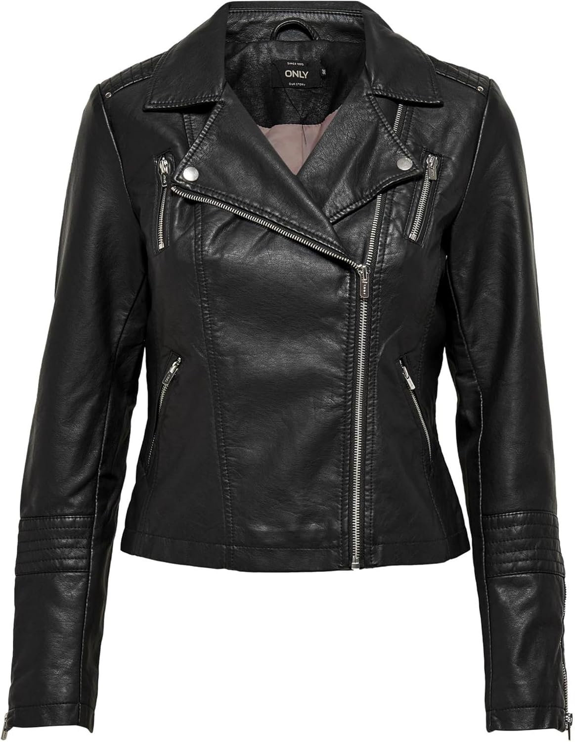 Keeper & Co Stirling Women's Faux Leather Biker Jacket