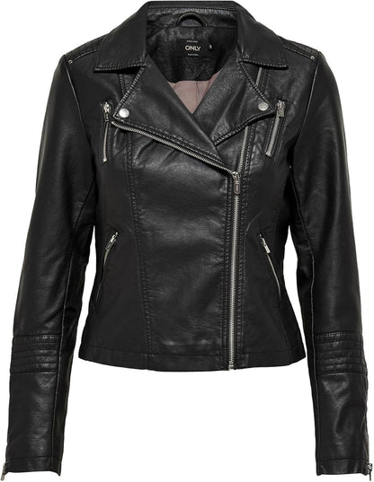 Keeper & Co Stirling Women's Faux Leather Biker Jacket