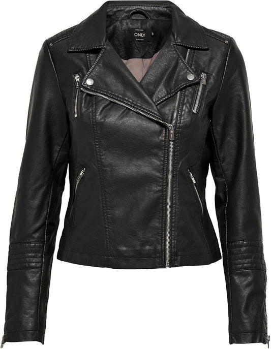 Keeper & Co Stirling Women's Faux Leather Biker Jacket