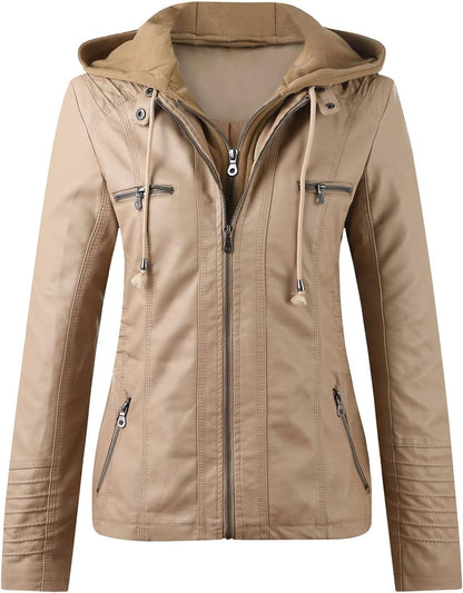 Keeper & Co Windsor Women's Waterproof PU Leather Bomber Jacket