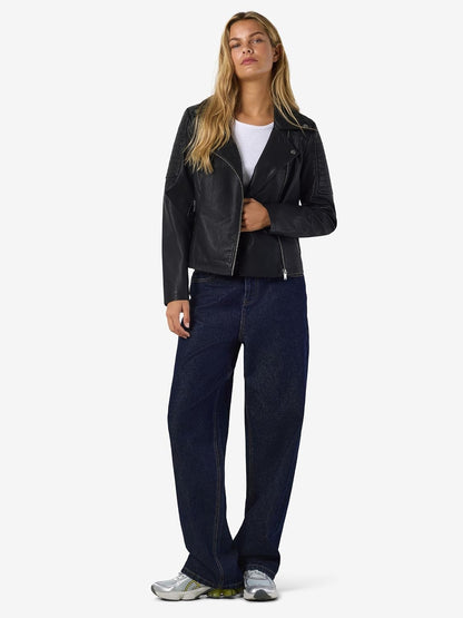 Keeper & Co Alderley Women's Faux Leather Biker Shacket