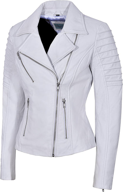 Keeper & Co Stamford Women's Waxed Quilted Biker Jacket