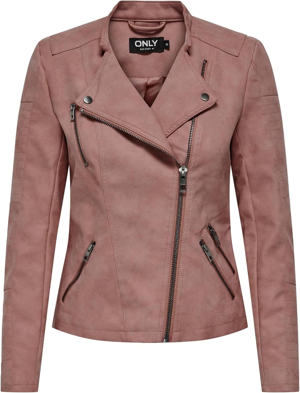 Keeper & Co Dartford Women's Faux Suede Biker Jacket