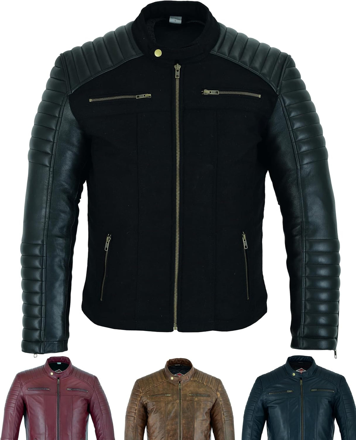 Keeper & Co Loxley Men's Soft Sheepskin Biker Jacket