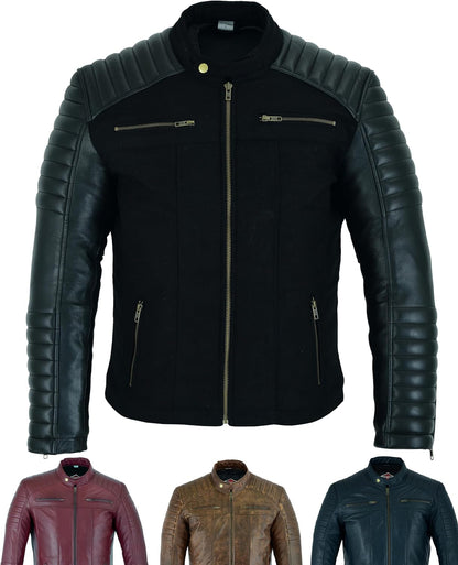 Keeper & Co Loxley Men's Soft Sheepskin Biker Jacket