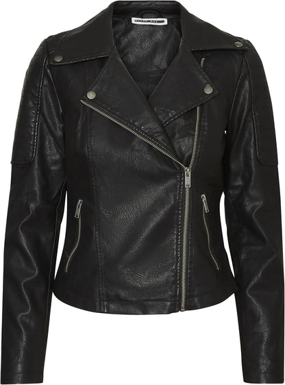 Keeper & Co Alderley Women's Faux Leather Biker Shacket