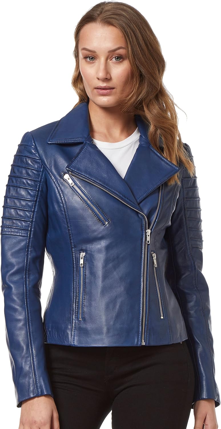 Keeper & Co Stamford Women's Waxed Quilted Biker Jacket