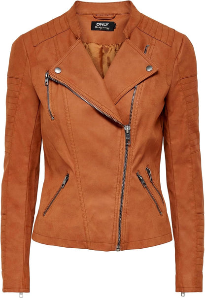Keeper & Co Dartford Women's Faux Suede Biker Jacket