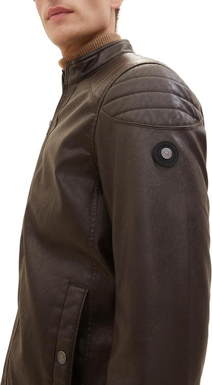 Keeper & Co Camden Men's Faux Leather Biker Jacket
