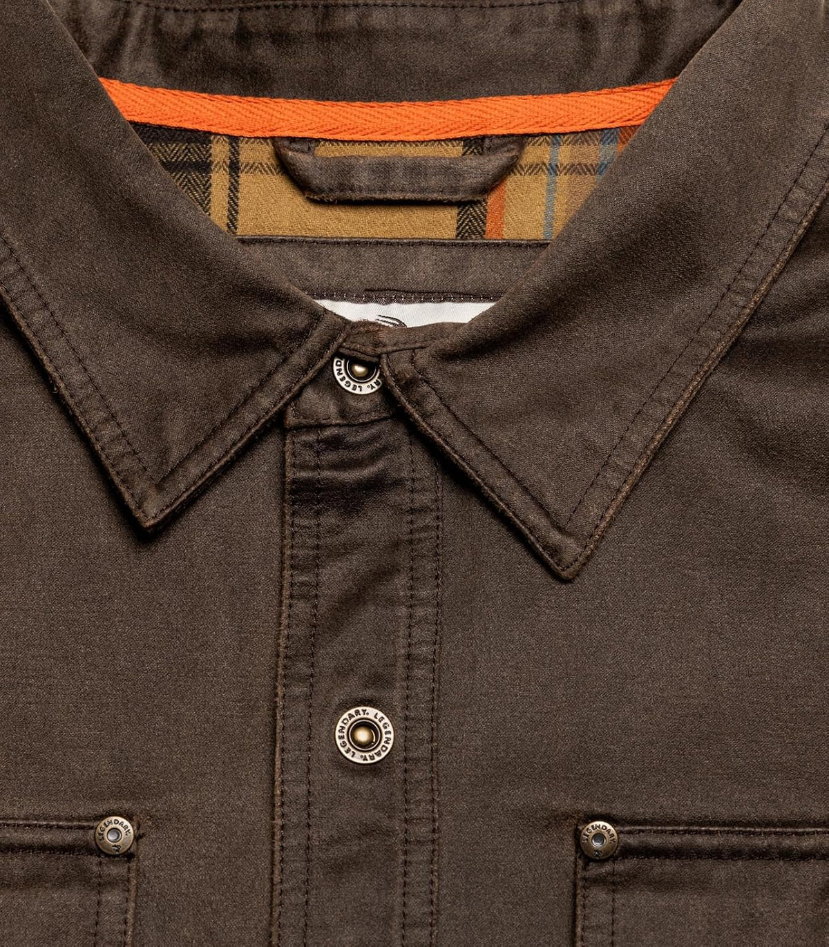 Keeper & Co Wetherby Men's Waxed Cotton Flannel-Lined Shacket