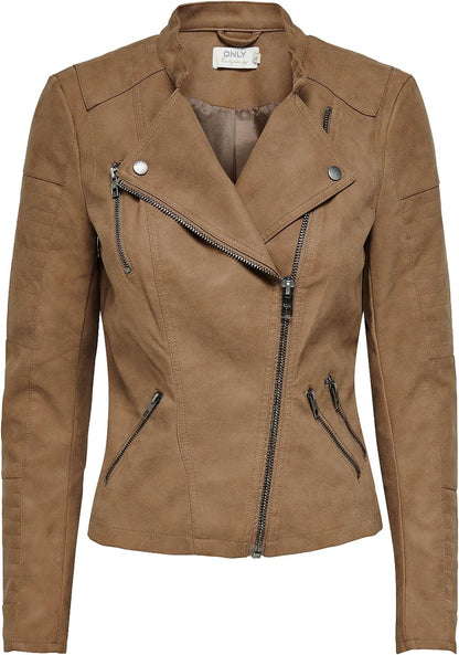 Keeper & Co Dartford Women's Faux Suede Biker Jacket