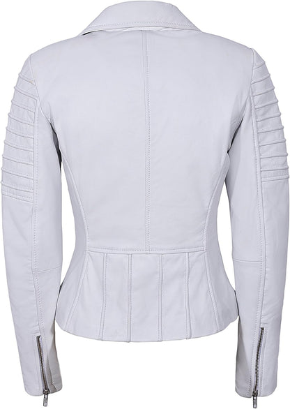 Keeper & Co Stamford Women's Waxed Quilted Biker Jacket