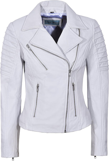 Keeper & Co Stamford Women's Waxed Quilted Biker Jacket