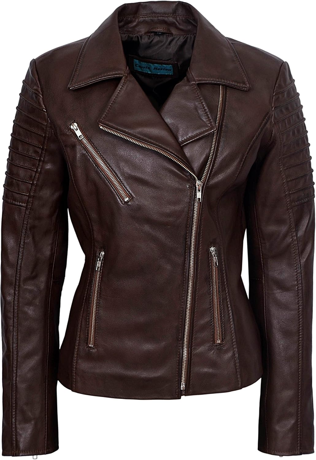 Keeper & Co Stamford Women's Waxed Quilted Biker Jacket