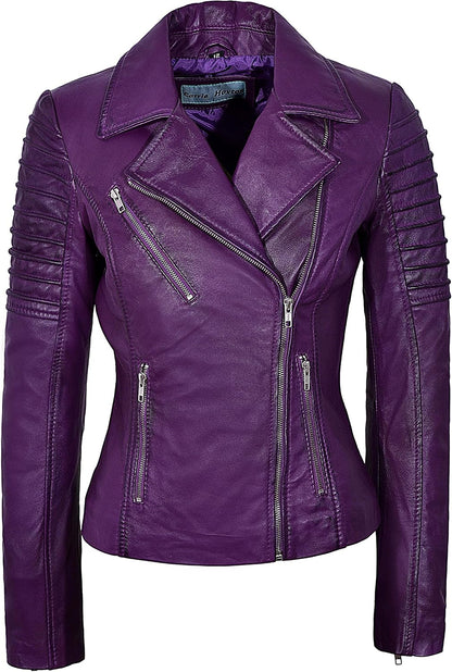 Keeper & Co Stamford Women's Waxed Quilted Biker Jacket