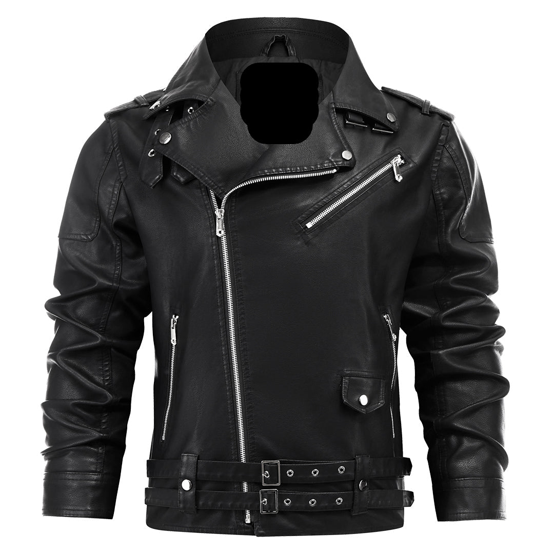 The Boulevard — Moto Faux Leather Jacket