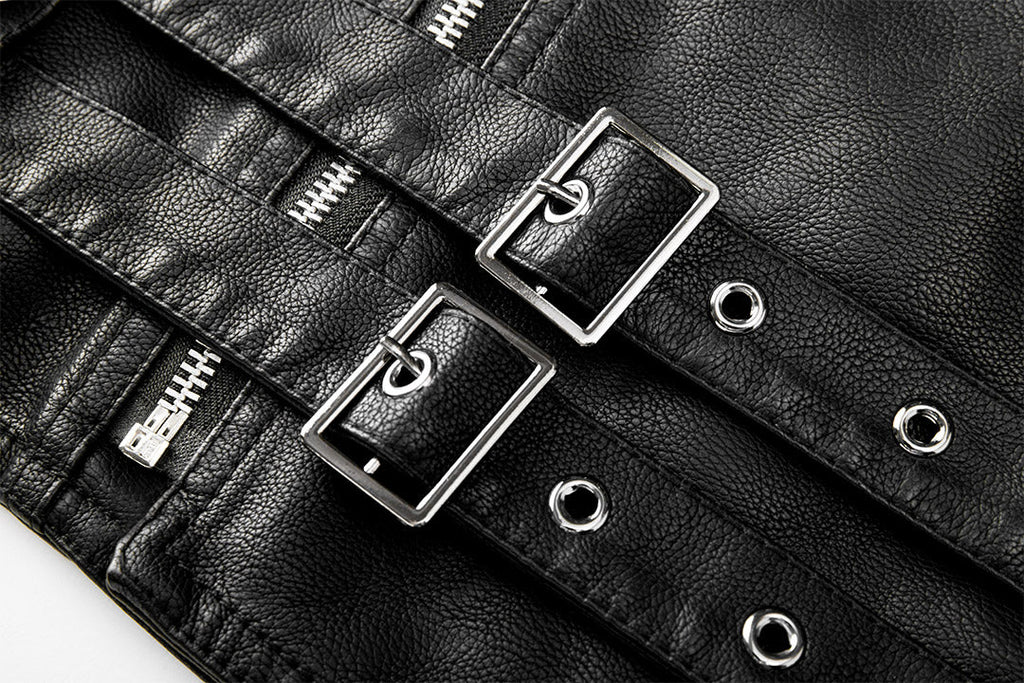 The Boulevard — Moto Faux Leather Jacket