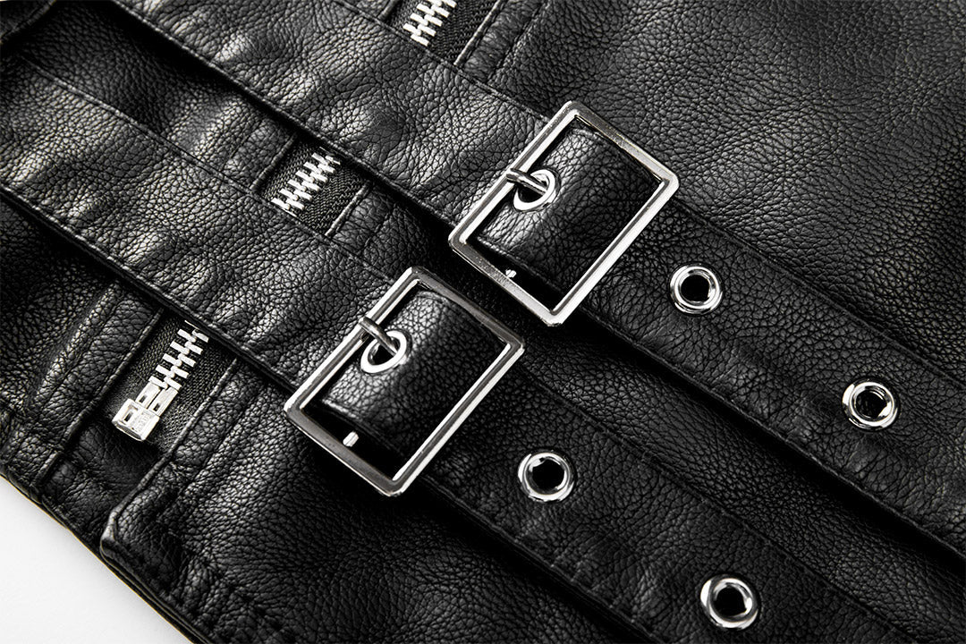 The Boulevard — Moto Faux Leather Jacket