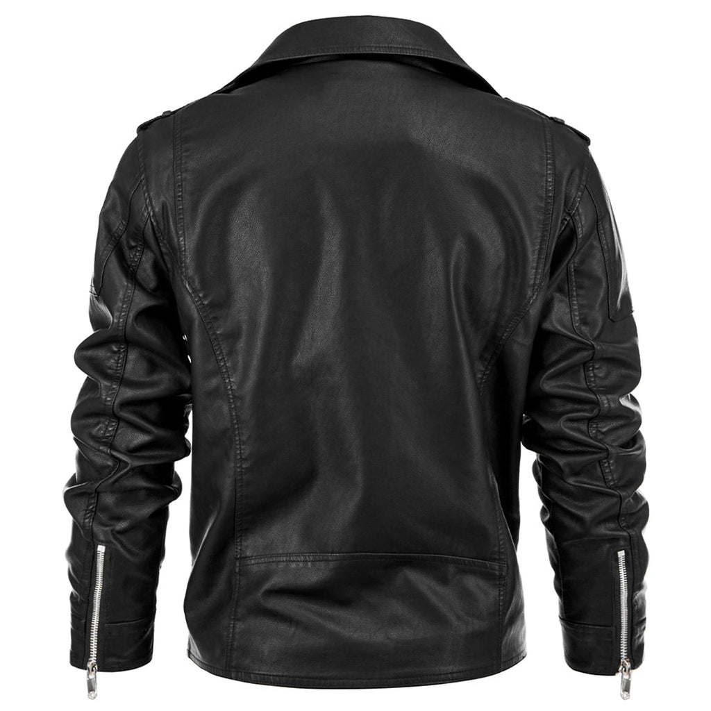 The Boulevard — Moto Faux Leather Jacket