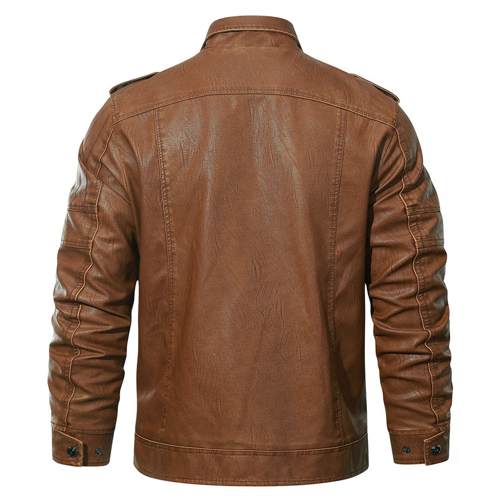 The Sienna — Fleece-Lined Biker Jacket