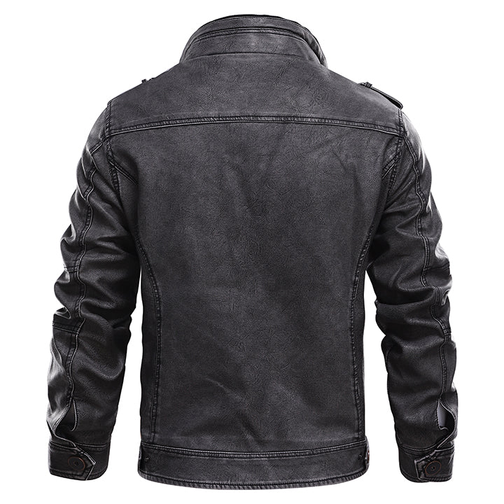 The Bonanza — Classic Faux Leather Jacket