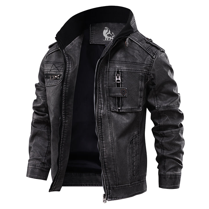 The Bonanza — Classic Faux Leather Jacket